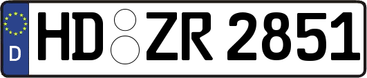 HD-ZR2851