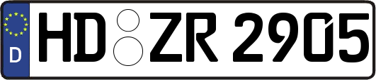 HD-ZR2905