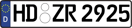 HD-ZR2925