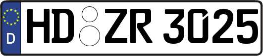 HD-ZR3025