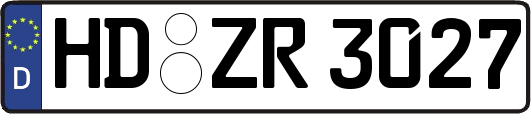 HD-ZR3027