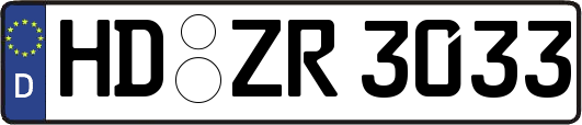 HD-ZR3033