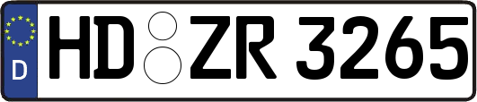 HD-ZR3265