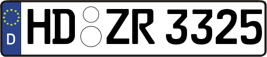 HD-ZR3325