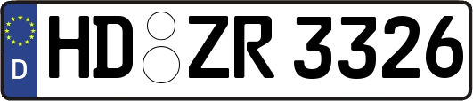 HD-ZR3326