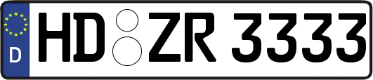 HD-ZR3333