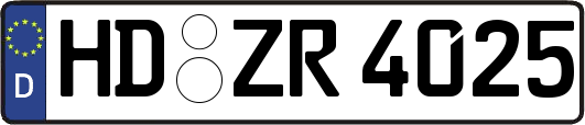 HD-ZR4025