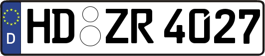 HD-ZR4027