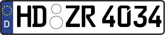 HD-ZR4034