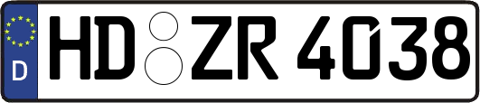 HD-ZR4038