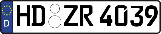 HD-ZR4039