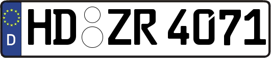 HD-ZR4071