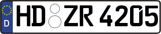 HD-ZR4205
