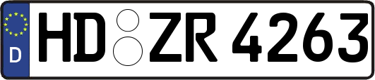 HD-ZR4263