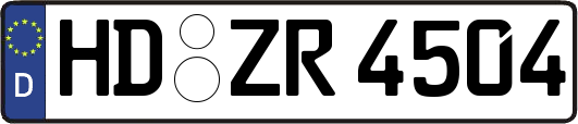 HD-ZR4504
