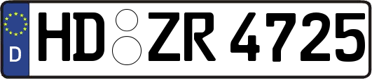 HD-ZR4725