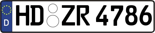 HD-ZR4786