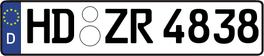 HD-ZR4838
