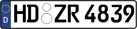 HD-ZR4839