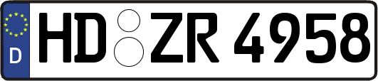 HD-ZR4958