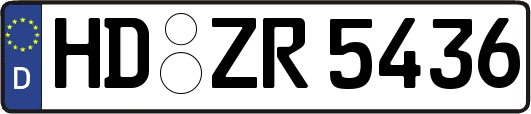 HD-ZR5436
