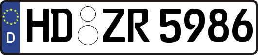 HD-ZR5986