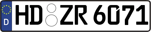 HD-ZR6071