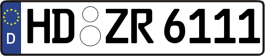 HD-ZR6111