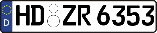 HD-ZR6353