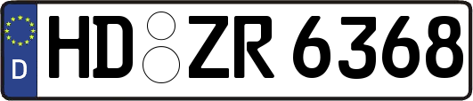 HD-ZR6368