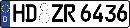 HD-ZR6436