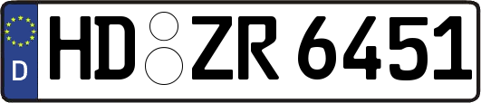 HD-ZR6451