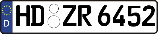 HD-ZR6452