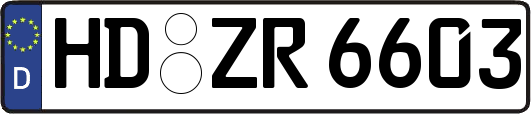 HD-ZR6603