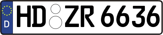 HD-ZR6636