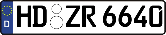 HD-ZR6640