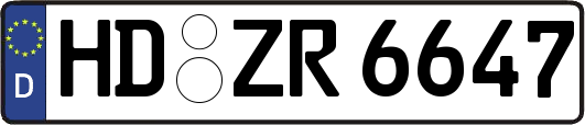 HD-ZR6647