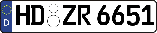 HD-ZR6651