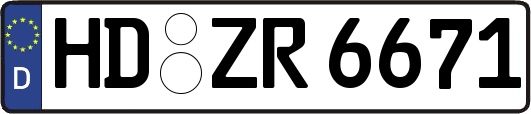 HD-ZR6671