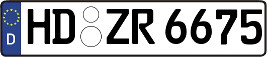 HD-ZR6675