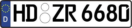 HD-ZR6680