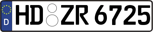 HD-ZR6725
