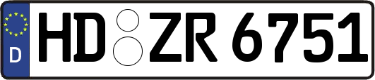 HD-ZR6751