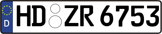 HD-ZR6753