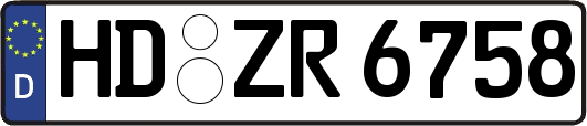 HD-ZR6758