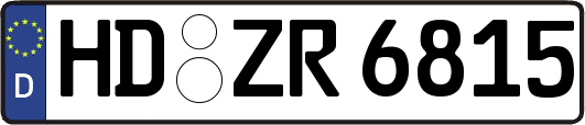 HD-ZR6815