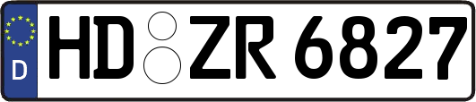 HD-ZR6827