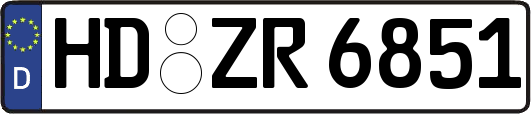 HD-ZR6851