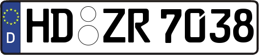 HD-ZR7038