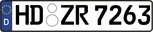 HD-ZR7263
